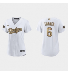 Women Los Angeles Dodgers Trea Turner 2022 Mlb All Star Game Replica White Jersey Women Los Angeles Dodgers Trea Turner 2022 Mlb All Star Game Replica White Jersey