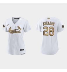 Women St.Louis Cardinals Nolan Arenado 2022 Mlb All Star Game Replica White Jersey Women St.Louis Cardinals Nolan Arenado 2022 Mlb All Star Game Replica White Jersey