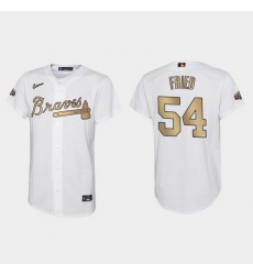 Youth Max Fried Atlanta Braves 2022 Mlb All Star Game White Jersey Youth Max Fried Atlanta Braves 2022 Mlb All Star Game White Jersey