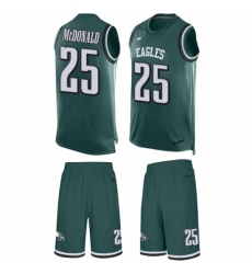 Men's Nike Philadelphia Eagles #25 Tommy McDonald Limited Midnight Green Tank Top Suit NFL Jersey Men's Nike Philadelphia Eagles #25 Tommy McDonald Limited Midnight Green Tank Top Suit NFL Jersey