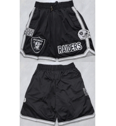 Men Las Vegas Raiders Black Shorts  