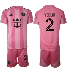 Men Inter Miami CF 2026 Soccer Jerseys Pink #2 YEDLIN Men Inter Miami CF 2026 Soccer Jerseys Pink #2 YEDLIN