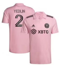 Men's Inter Miami CF DeAndre Yedlin adidas Pink 2022 The Heart Beat Kit Replica Player Jersey Men's Inter Miami CF DeAndre Yedlin adidas Pink 2022 The Heart Beat Kit Replica Player Jersey