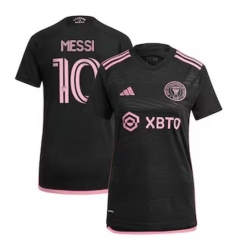 Women's Inter Miami CF Lionel Messi adidas Black 2023 La Noche Replica Jersey Women's Inter Miami CF Lionel Messi adidas Black 2023 La Noche Replica Jersey