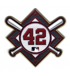 Jackie Robinson Day 42 MLB Jersey Sleeve Patch Braves
