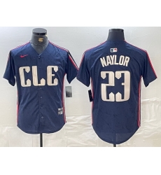 Men Cleveland Guardians 23 Bo Naylor Navy 2024 City Connect Limited Stitched jerseys 3 Men Cleveland Guardians 23 Bo Naylor Navy 2024 City Connect Limited Stitched jerseys 3