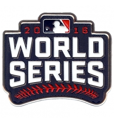 2016 MLB Official World Series Jersey TPU Patch Game Worn Version Chicago Cubs Cleveland Indians