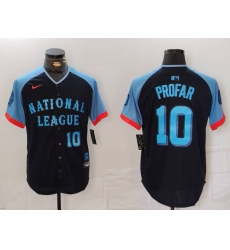 Men National League 10 Jurickson Profar Navy 2024 All Star Limited Stitched Baseball Jersey 5 Men National League 10 Jurickson Profar Navy 2024 All Star Limited Stitched Baseball Jersey 5