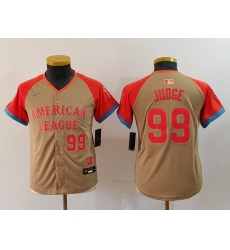 Youth American League 99 Aaron Judge Cream 2024 All Star Limited Stitched Jersey 10 Youth American League 99 Aaron Judge Cream 2024 All Star Limited Stitched Jersey 10