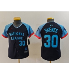 Youth National League 30 Paul Skenes Navy 2024 All Star Limited Stitched Baseball Jersey 2 Youth National League 30 Paul Skenes Navy 2024 All Star Limited Stitched Baseball Jersey 2