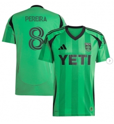 Mens Austin FC Daniel Pereira adidas Green 2025 The Heartbeat Kit Replica Player Jersey