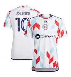 Men Chicago Fire Xherdan Shaqiri 2024 25 Away Replica White Men Chicago Fire Xherdan Shaqiri 2024 25 Away Replica White