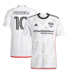 Men FC Dallas Jesus Ferreira 2023 24 Away Replica White Men FC Dallas Jesus Ferreira 2023 24 Away Replica White