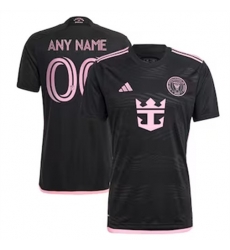 Men Inter Miami CF Custom 2024 25 Away Replica Black Men Inter Miami CF Custom 2024 25 Away Replica Black