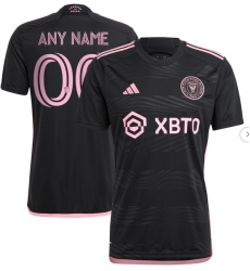 Men's Inter Miami CF adidas Black 2023 La Noche Replica Custom Jersey Men's Inter Miami CF adidas Black 2023 La Noche Replica Custom Jersey