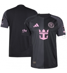 Men's Inter Miami CF adidas Black 2025 The Fortitude Kit Authentic Jersey