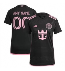 Women Inter Miami CF Custom 2024 25 Away Replica Black Women Inter Miami CF Custom 2024 25 Away Replica Black
