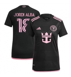Women Inter Miami CF Jordi Alba 2024 25 Away Replica Black Women Inter Miami CF Jordi Alba 2024 25 Away Replica Black