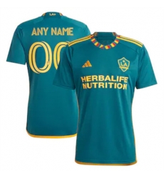 Men LA Galaxy Custom 2024 25 Away Replica Green Men LA Galaxy Custom 2024 25 Away Replica Green