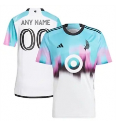 Men Minnesota United FC Custom 2023 24 Away Replica White Men Minnesota United FC Custom 2023 24 Away Replica White