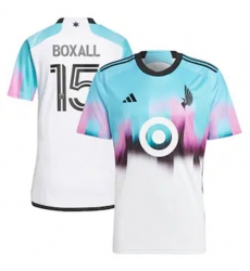 Men Minnesota United FC Michael Boxall 2023 24 Away Replica White Men Minnesota United FC Michael Boxall 2023 24 Away Replica White