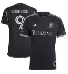 Mens Nashville SC Sam Surridge adidas Black 2023 Man In Black Kit Authentic Player Jersey