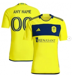 Mens Nashville SC adidas Yellow 2024 The 615 Kit Replica Custom Jersey