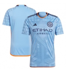 Men New York City FC Blank 2024 25 Home Replica Light Blue Men New York City FC Blank 2024 25 Home Replica Light Blue