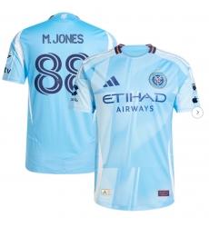 Men's New York City FC Malachi Jones adidas Light Blue 2025 The Excelsior Kit Authentic Player Jersey Men's New York City FC Malachi Jones adidas Light Blue 2025 The Excelsior Kit Authentic Player Jersey
