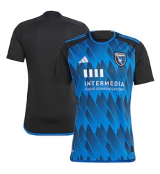 Men San Jose Earthquakes Blank 2023 24 Home Replica Blue Men San Jose Earthquakes Blank 2023 24 Home Replica Blue