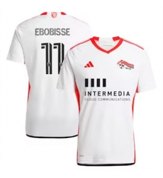 Men San Jose Earthquakes Jeremy Ebobisse 2024 25 Away Replica White Men San Jose Earthquakes Jeremy Ebobisse 2024 25 Away Replica White