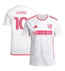 Men St. Louis City SC Eduard Lowen 2024 25 Away Replica White Men St. Louis City SC Eduard Lowen 2024 25 Away Replica White