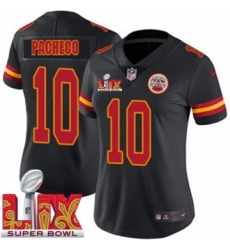 Women Kansas City Chiefs Isiah Pacheco #10 Black 2024 2025 Super Bowl LIX F U S E Stitched Jersey Women Kansas City Chiefs Isiah Pacheco #10 Black 2024 2025 Super Bowl LIX F U S E Stitched Jersey