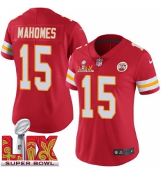 Women Kansas City Chiefs Patrick Mahomes #15 Red 2024 2025 Super Bowl LIX F U S E Stitched Jersey Women Kansas City Chiefs Patrick Mahomes #15 Red 2024 2025 Super Bowl LIX F U S E Stitched Jersey