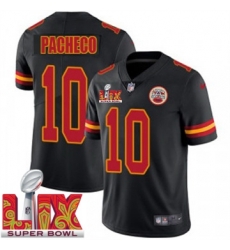 Youth Kansas City Chiefs Isiah Pacheco #10 Black 2024 2025 Super Bowl LIX F U S E Stitched Jersey Youth Kansas City Chiefs Isiah Pacheco #10 Black 2024 2025 Super Bowl LIX F U S E Stitched Jersey