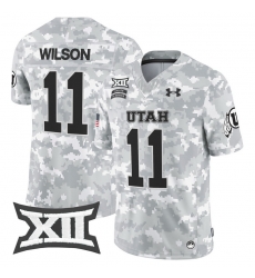 Men Women Youth Utah Utes 11 Isaac Wilson 2024 Salute to Service Vapor Limited Jersey Arctic Camo All Stitched Men Women Youth Utah Utes 11 Isaac Wilson 2024 Salute to Service Vapor Limited Jersey Arctic Camo All Stitched