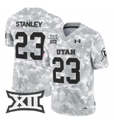 Men Women Youth Utah Utes 23 Dijon Stanley 2024 Salute to Service Vapor Limited Jersey Arctic Camo All Stitched Men Women Youth Utah Utes 23 Dijon Stanley 2024 Salute to Service Vapor Limited Jersey Arctic Camo All Stitched