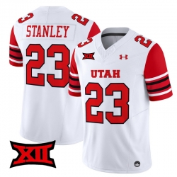 Men Women Youth Utah Utes 23 Dijon Stanley White 2024 Vapor Limited Jersey All Stitched