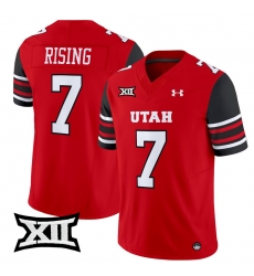 Men Women Youth Utah Utes 7 Cameron Rising Red 2024 Vapor Limited Jersey All Stitched