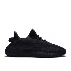 Women Yeezy Boost 350 V 2 Black Reflective