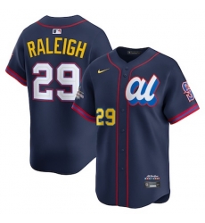mens nike cal raleigh navy american league 2025 all star edition limited player jersey