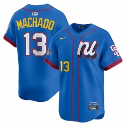 mens nike manny machado blue national league 2025 all star edition limited player jersey