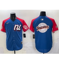 Men National League San Diego Padres Team Big Logo Blue Red Alternate 2025 All Star Edition Limited Stitched Baseball Jersey Men National League San Diego Padres Team Big Logo Blue Red Alternate 2025 All Star Edition Limited Stitched Baseball Jersey