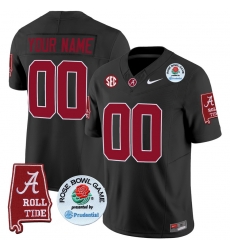 Men Women Youth Alabama Crimson Tide Rose Bowl Patch Vapor Limited Custom Jersey All Stitched Black Men Women Youth Alabama Crimson Tide Rose Bowl Patch Vapor Limited Custom Jersey All Stitched Black