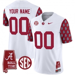 Men Women Youth Alabama Crimson Tide Vapor Limited Custom Jersey Alabama State Style All Stitched Crimson Sleeves