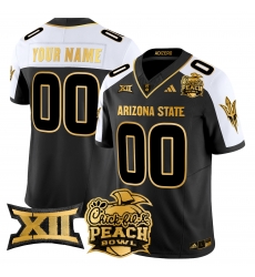 Men Women Youth Arizona State Sun Devils 2025 Peach Bowl Gold Vapor Limited Custom Jersey V2 All Stitched Aternate