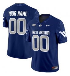 Men Women Youth West Virginia Mountaineers 2024 Vapor Limited Custom Jersey V2 All Stitched Navy