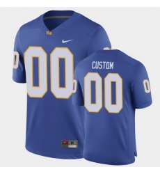 Men Women Youth Toddler Pitt Panthers Custom Game Royal Football Jersey