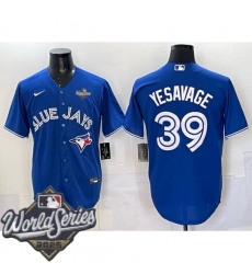 Men Toronto Blue Jays 39 Trey Yesavage Royal Cool Base Stitched Baseball Jersey