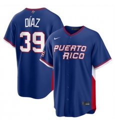 Men Puerto Rico Baseball Customized Blue 2026 World Baseball Classic Road Stadium Stitched Jersey